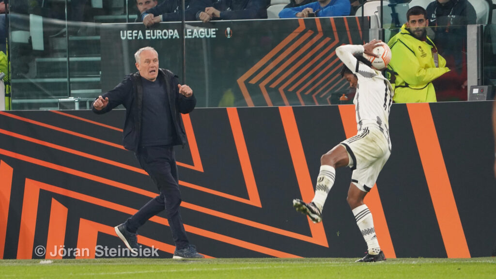Christian Streich im Europapokal bei Juventus Turin