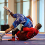 German and Swiss national wrestling teams in trainingscamp in Antalya/Türkiye