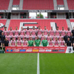Team photo and portraits of SC Freiburg for the 2025/26 season
