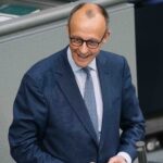 Friedrich Merz, German Chancellor at the German National Parliament
