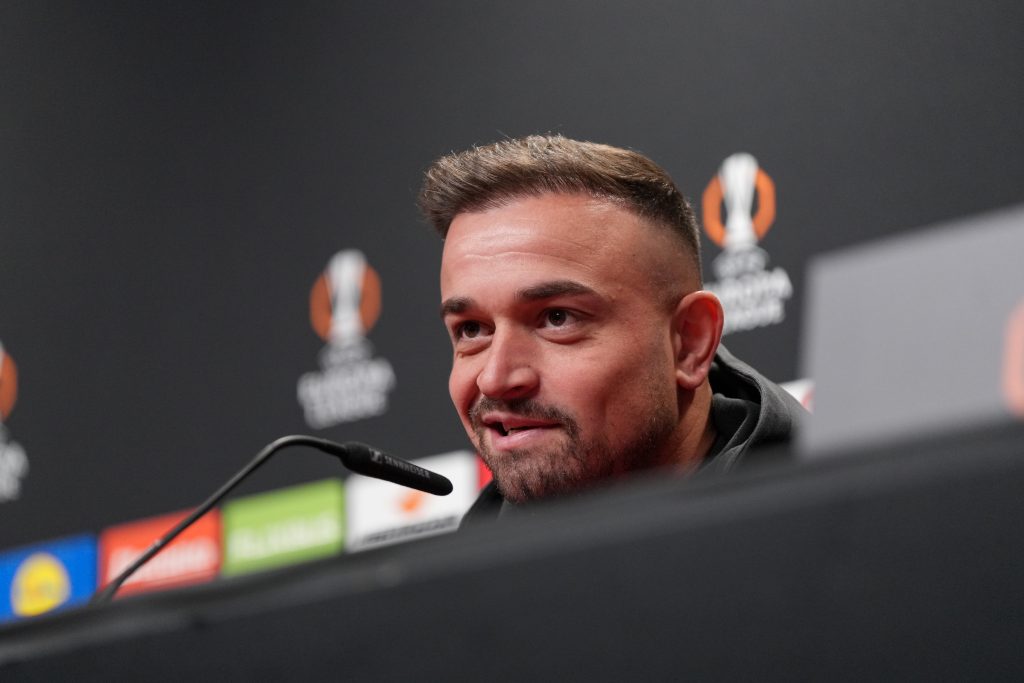 Press conference of FC Basel before Europa League (Germany) 2025/26