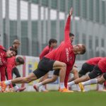 Training of SC Freiburg before Europa League (Germany) 2025/26