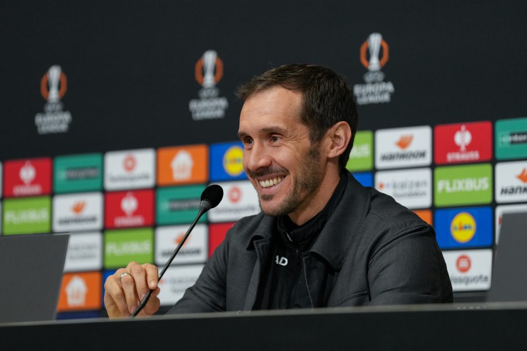 Press conference of SC Freiburg before UEFA Europa League (Germany) 2025/26