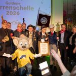 Award ceremony for the Golden Fool's Bell, Manuel Hagel (Europa Park) (Germany)