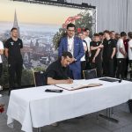 SC Freiburg Empfang und Goldenes Buch der Stadt Freiburg (Germany) 2025/26